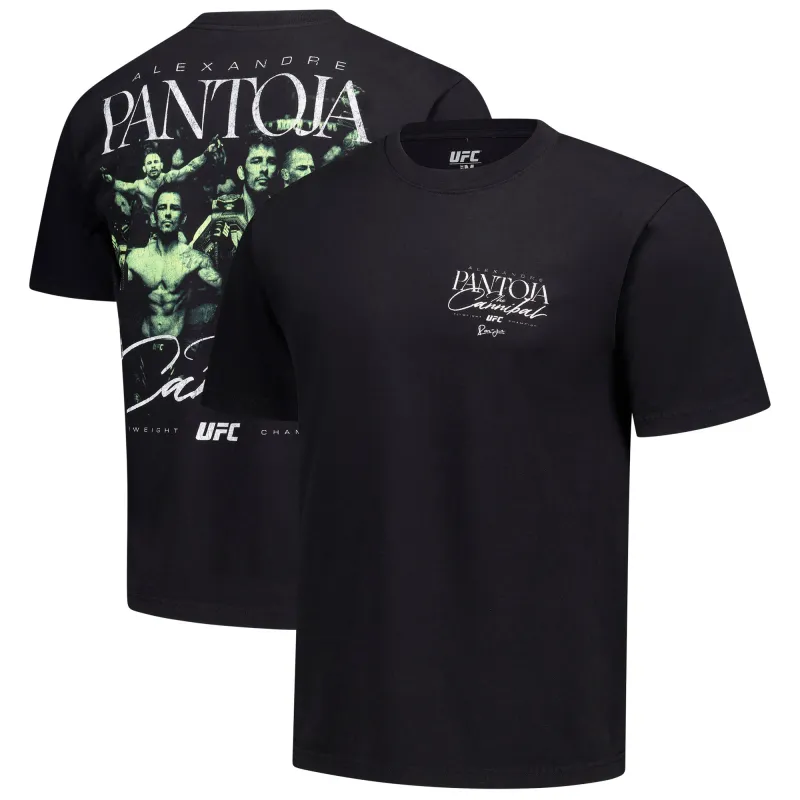 Men's UFC  Black Alexandre Pantoja The Cannibal T-Shirt made by UFC