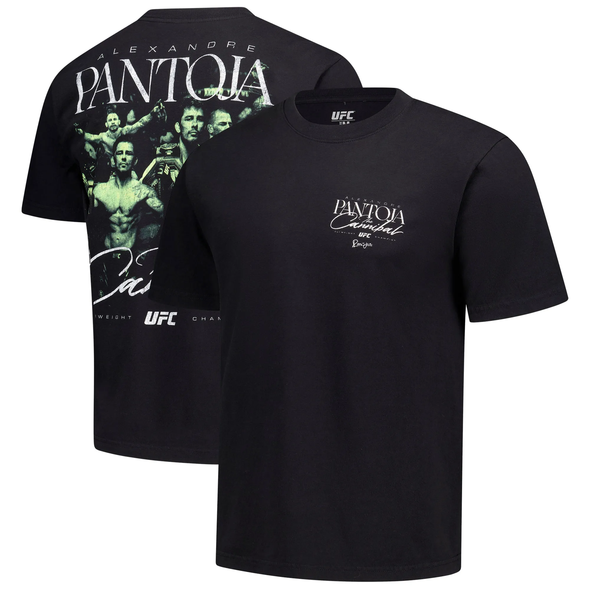 Men's UFC Black Alexandre Pantoja The Cannibal T-Shirt sold by UFC