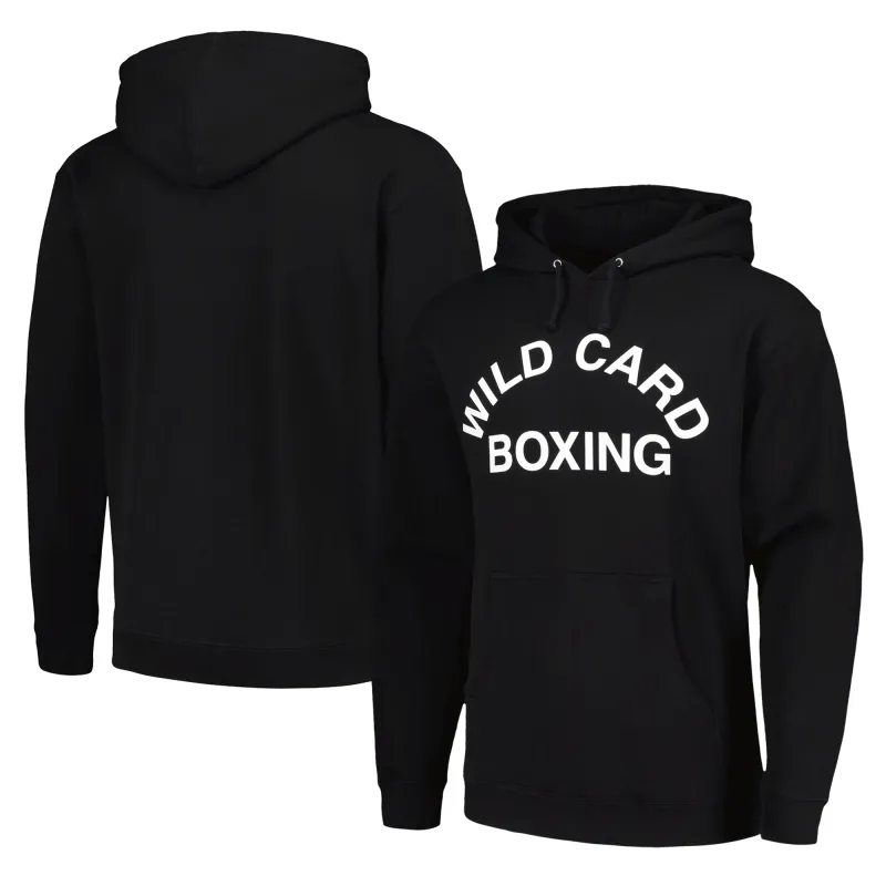 Black Wild Card Boxing Old School Logo Pullover Hoodie sold by UFC