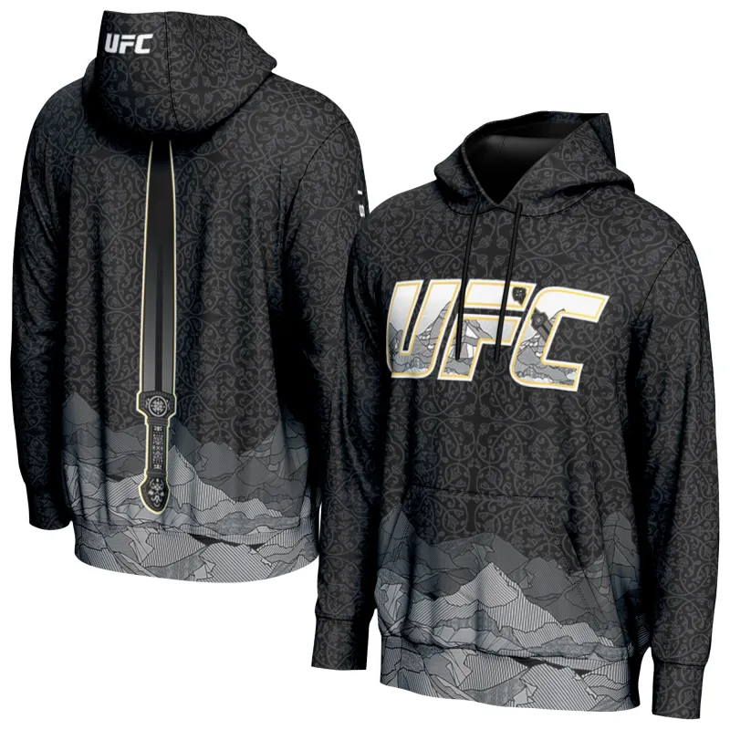 Men's ProSphere Black Islam Makhachev UFC Unrivaled Hoodie sold by UFC