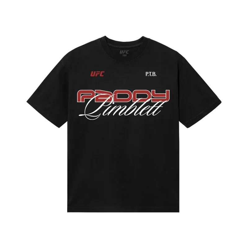 Men's UFC Black Paddy Pimblett World Tour T-Shirt made by UFC