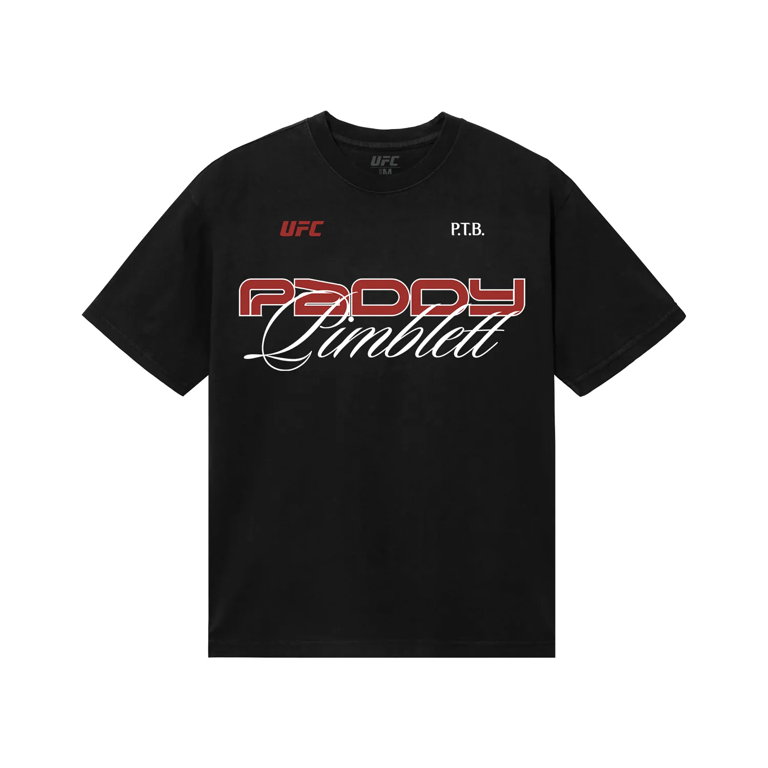 Men's UFC Black Paddy Pimblett World Tour T-Shirt sold by UFC