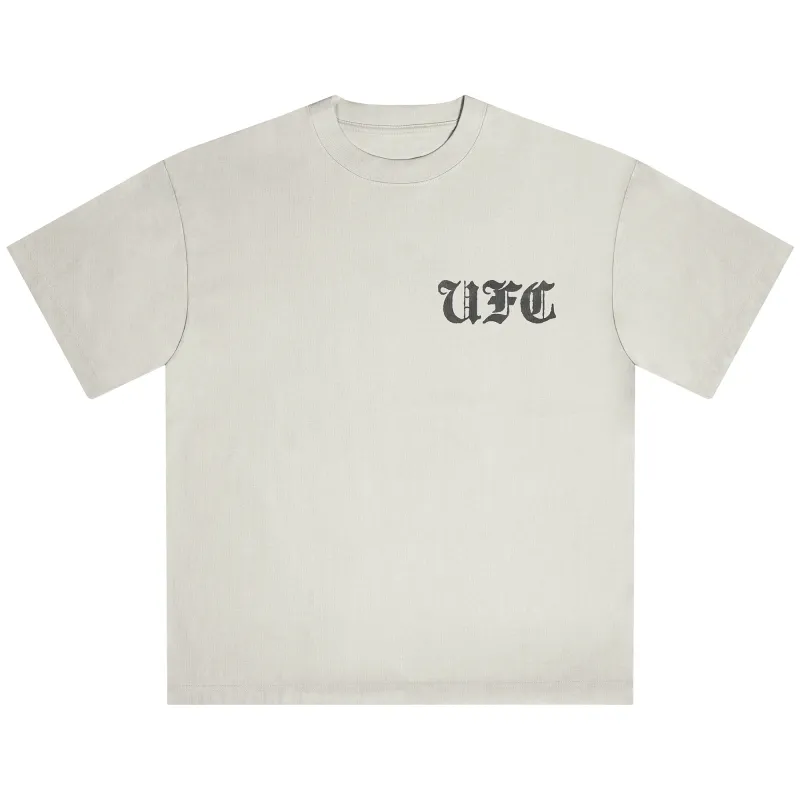 Men's Cream UFC Passion and Determination T-Shirt made by UFC