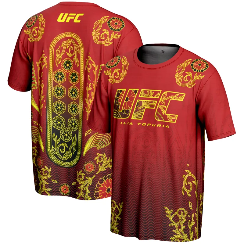 Men's ProSphere Black Ilia Topuria Unrivaled T-Shirt made by UFC
