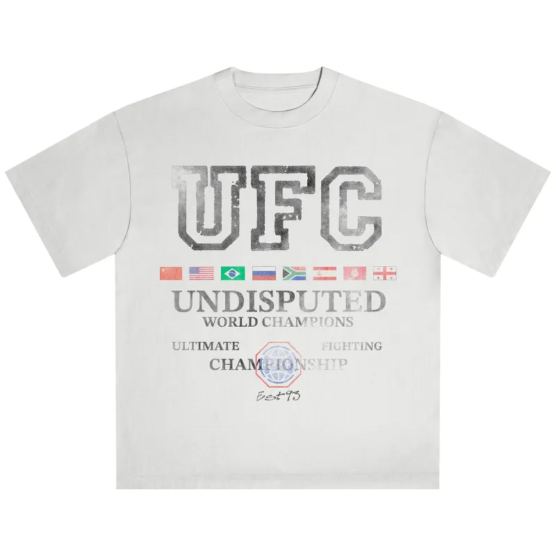 Men's White UFC Undisputed T-Shirt made by UFC