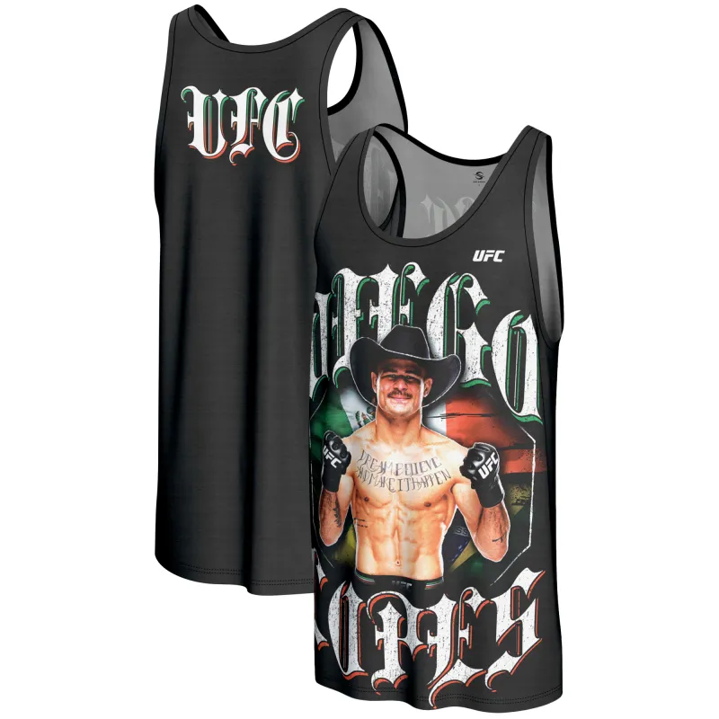 Men's ProSphere Black Diego Lopes Fighter Tank Top sold by UFC