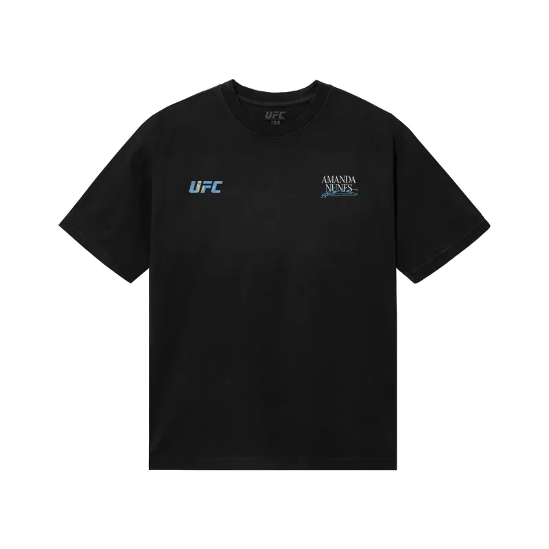 Men's UFC Black Amanda Nunes Graphic T-Shirt made by UFC