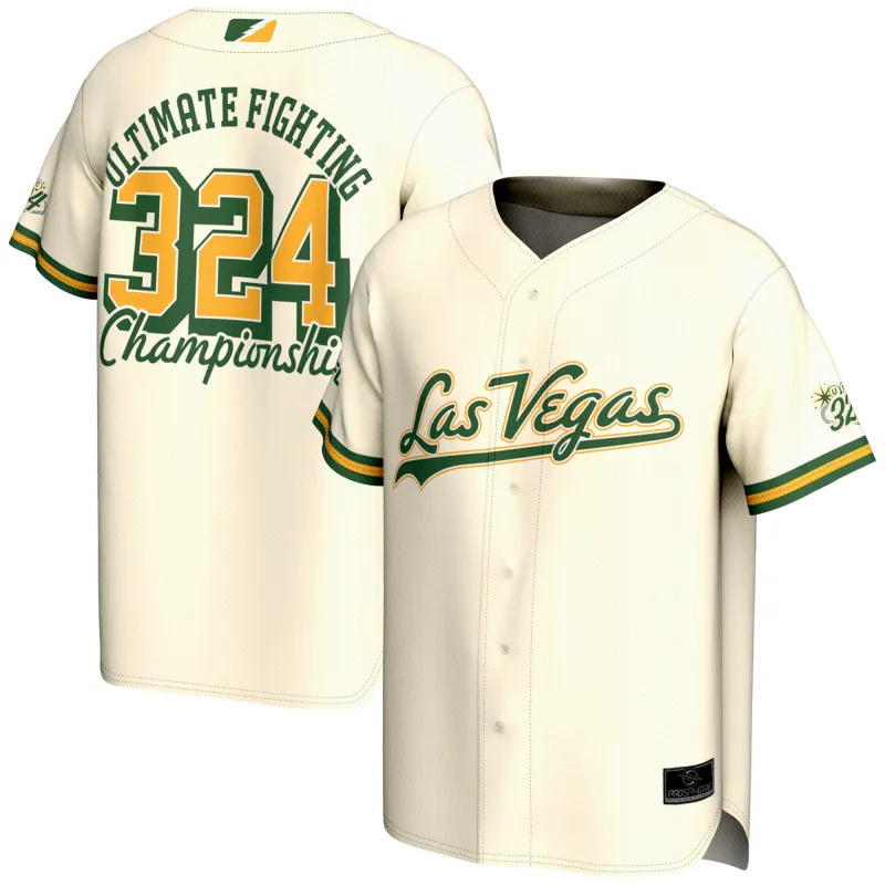 Men's ProSphere Black UFC 324 Baseball Jersey made by UFC
