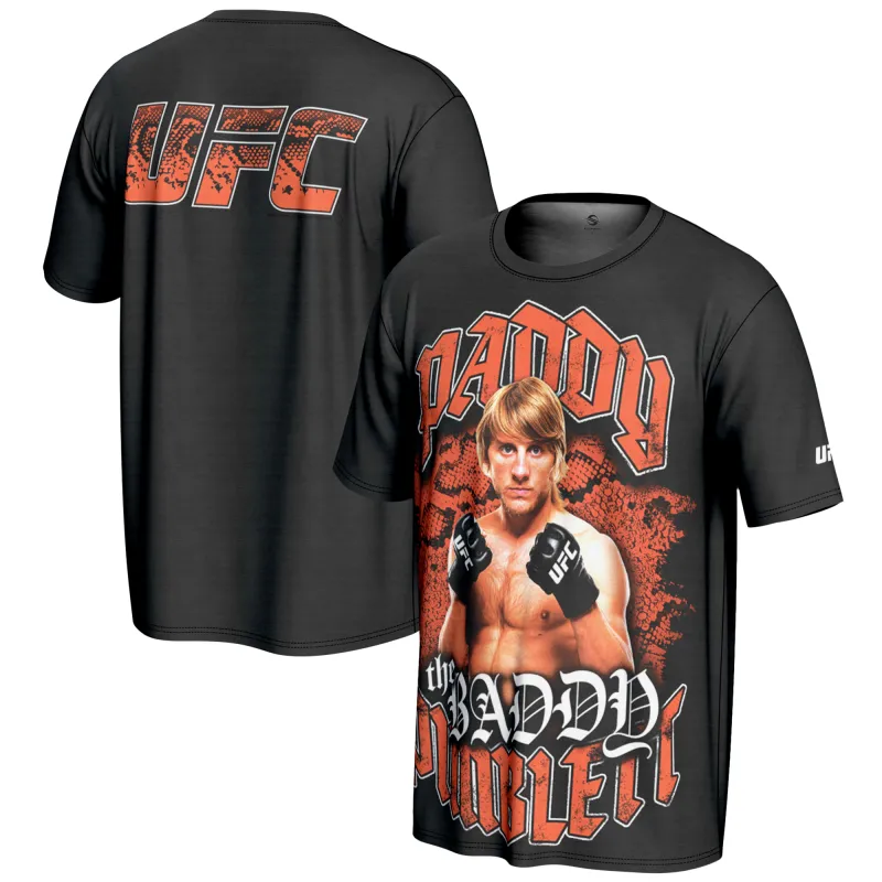 Men's ProSphere Black Paddy Pimblett UFC Fighter T-Shirt made by UFC