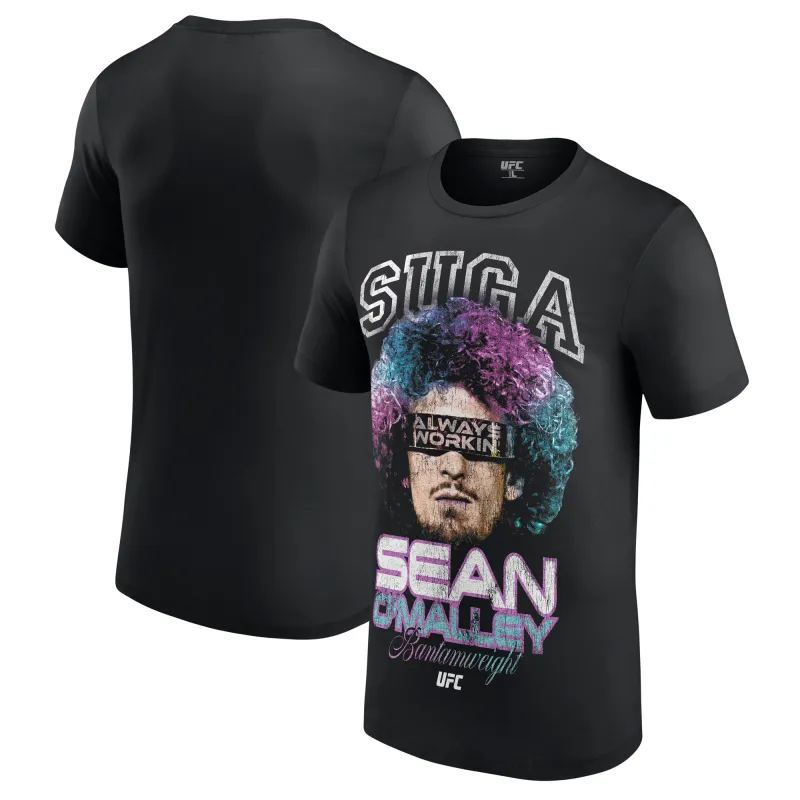 Men's UFC Black Sean O'Malley Suga Bantamweight T-Shirt made by UFC