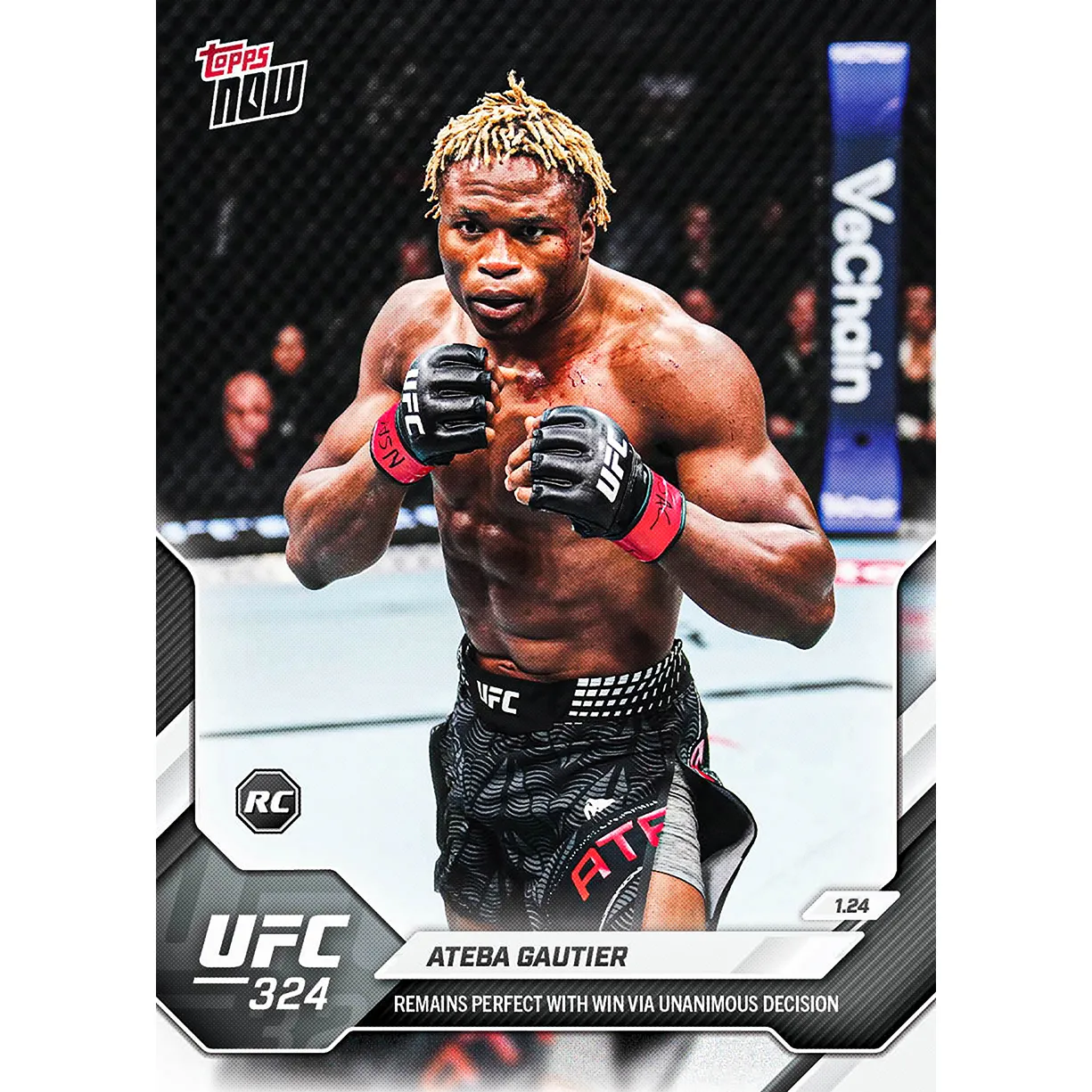 Ateba Gautier - 2026 UFC Topps NOW® - Card 3 sold by UFC