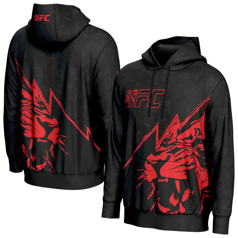 Men's ProSphere  Black Jon Jones Unrivaled Hoodie sold by UFC