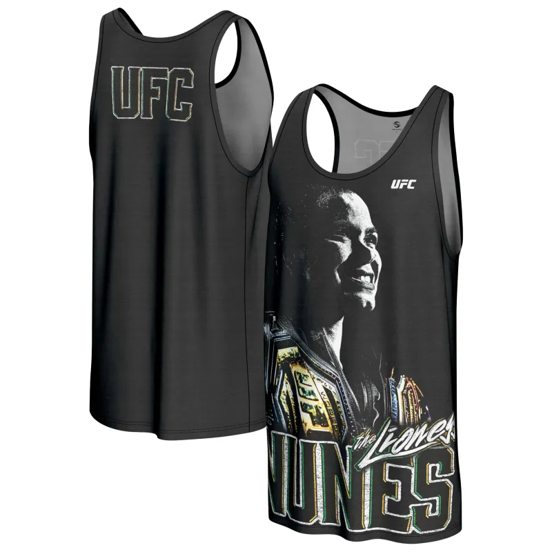 Men's ProSphere  Black Amanda Nunes Fighter Tank Top made by UFC
