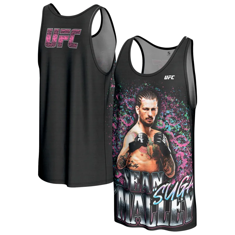 Men's ProSphere  Black Sean O'Malley Fighter Tank Top made by UFC