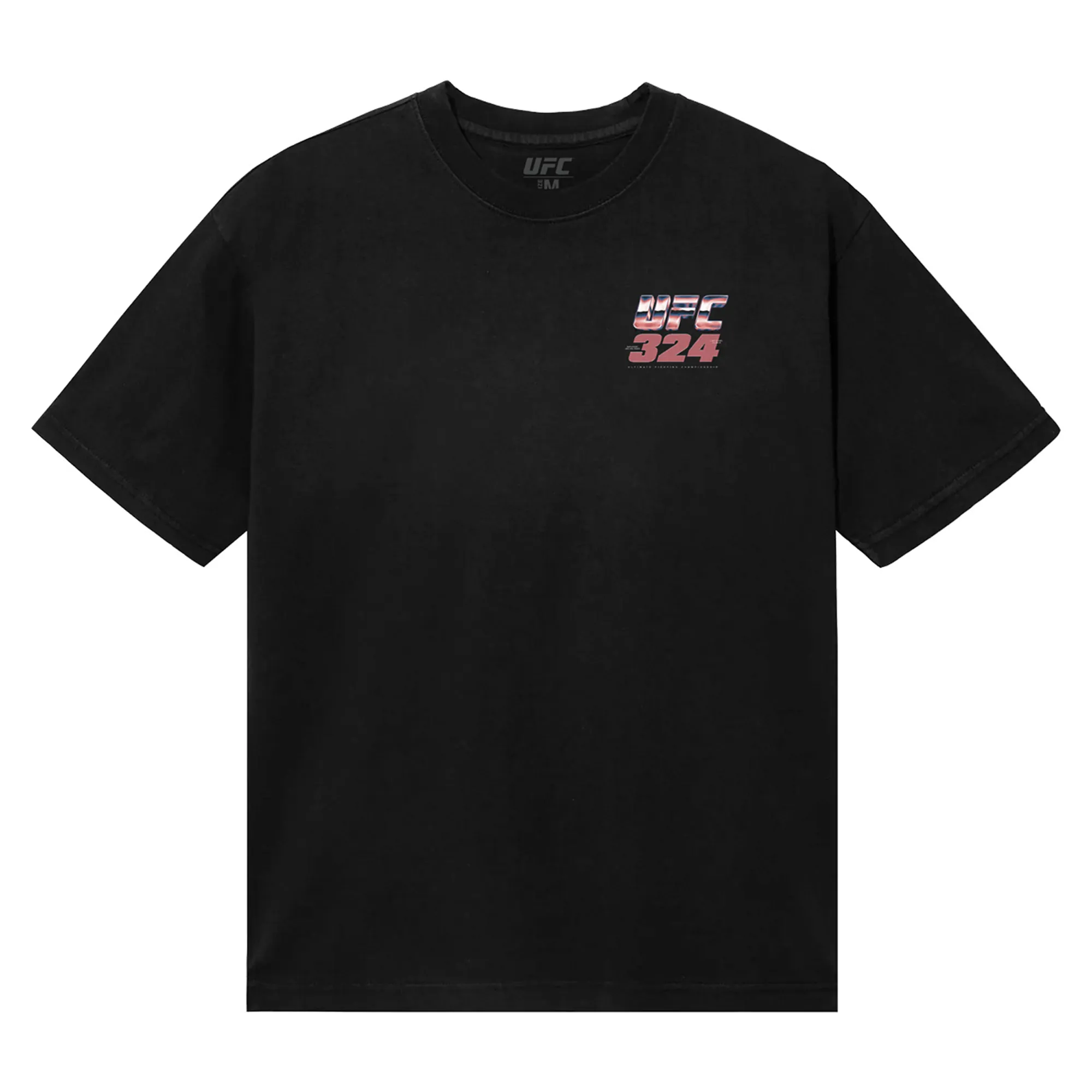 Men's Black UFC 324 Match Up T-Shirt sold by UFC