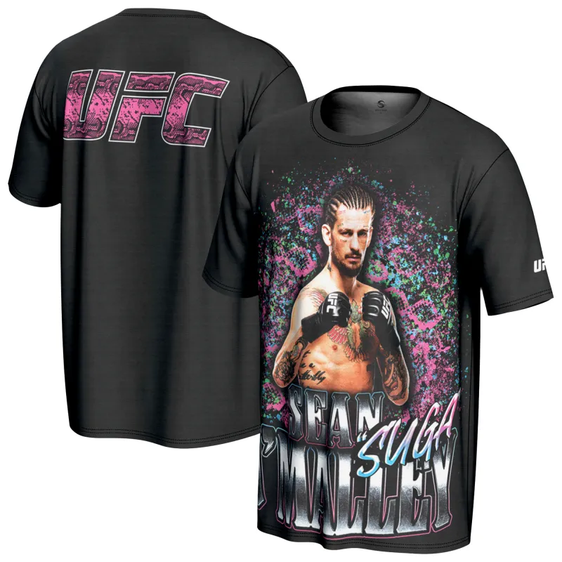 Men's ProSphere Black Sean O'Malley Fighter T-Shirt made by UFC