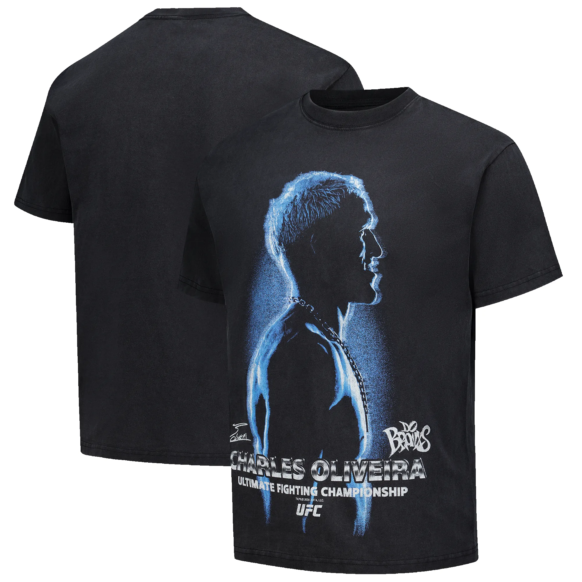 Men's Black Charles Oliveira Back Lit T-Shirt sold by UFC