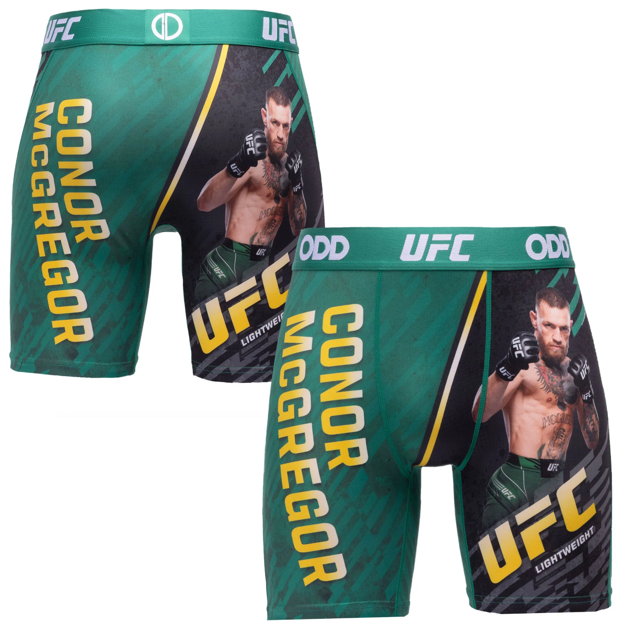 Men's Odd Sox Green Conor McGregor Boxer Briefs sold by UFC