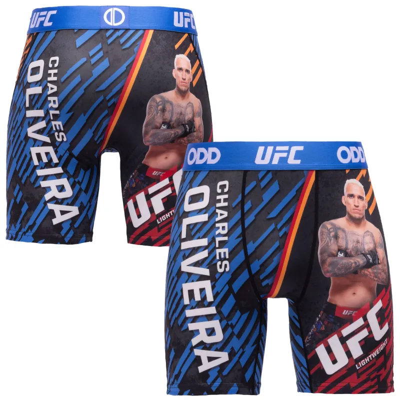 Men's Odd Sox  Blue Charles Oliveira Boxer Briefs sold by UFC