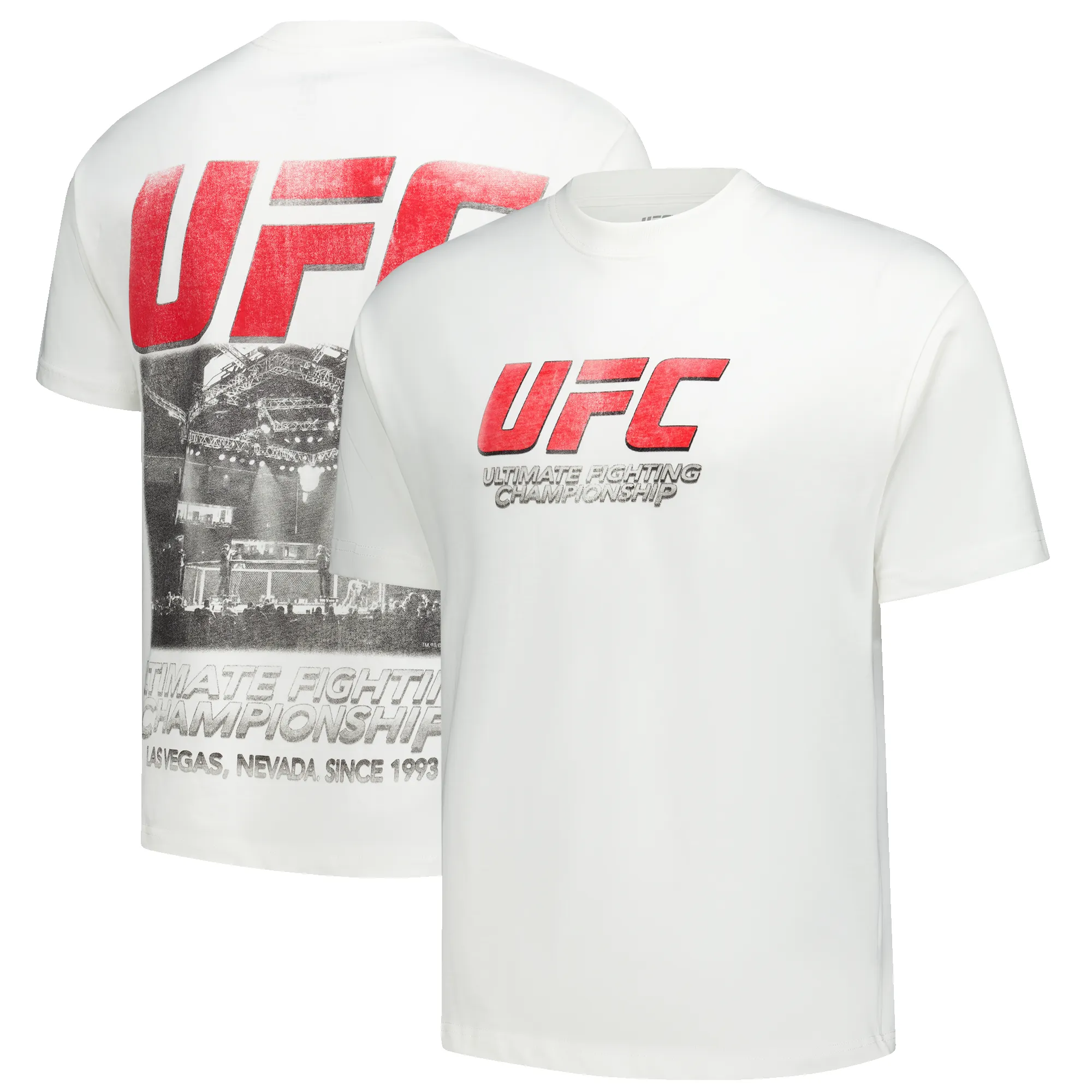 Men's White UFC It's Time T-Shirt sold by UFC