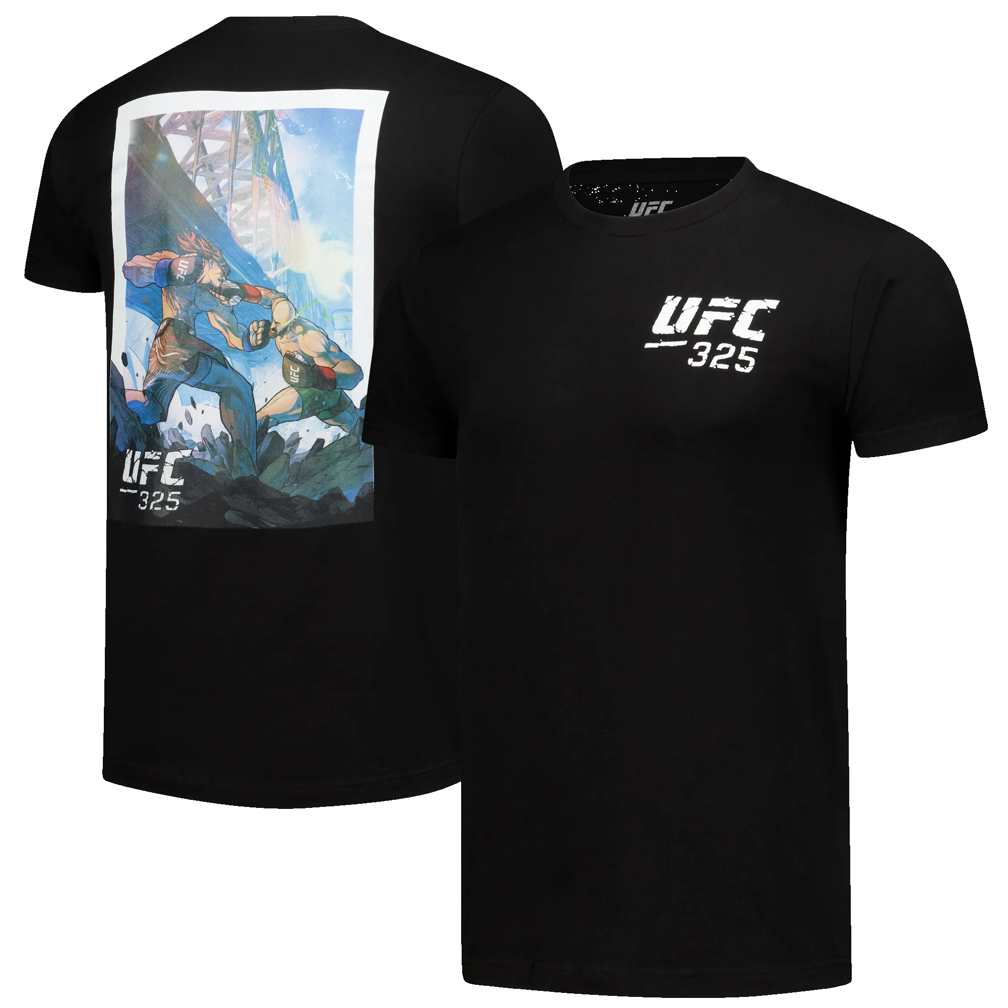 Men's Black UFC 325 Artist Series T-Shirt sold by UFC