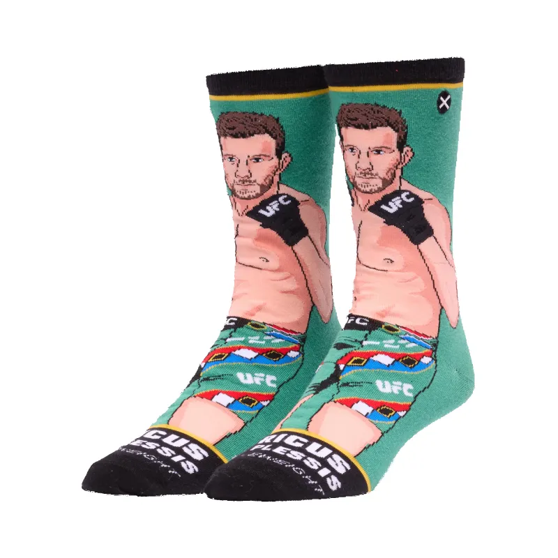 Men's Odd Sox Dricus Du Plessis Tri-Blend Straight Crew Socks sold by UFC