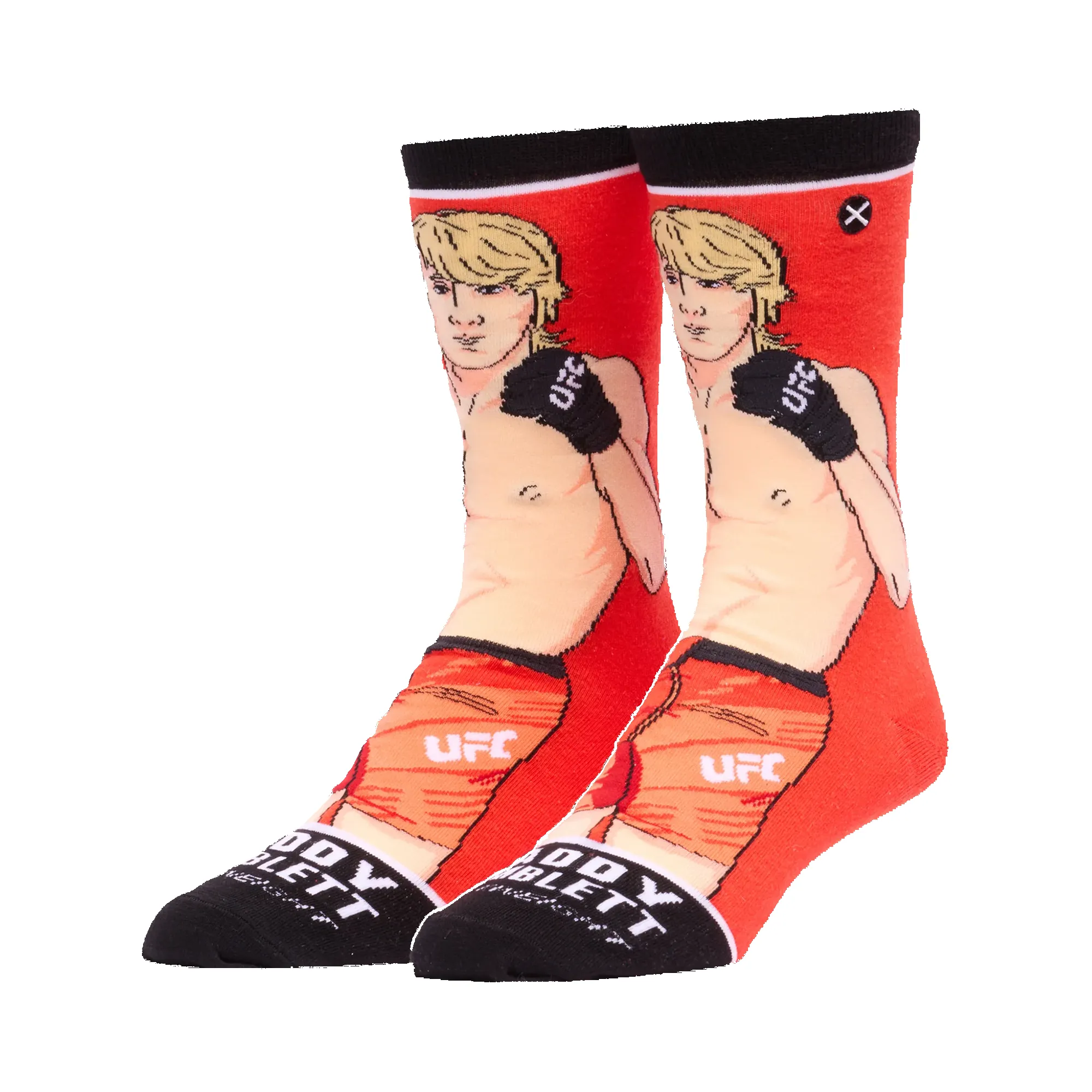 Men's Odd Sox Paddy Pimblett Tri-Blend Straight Crew Socks sold by UFC