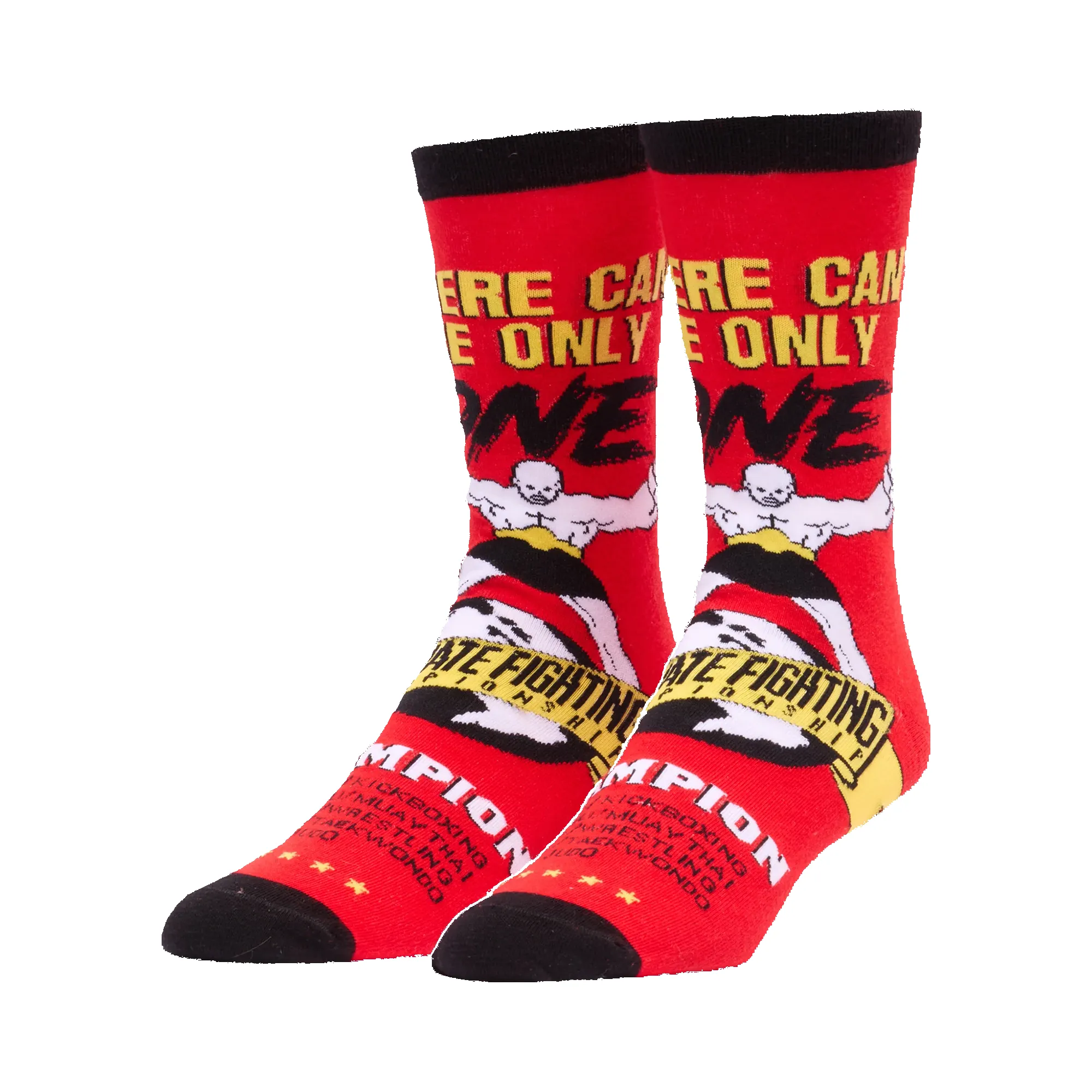 Men's Odd Sox UFC Merchandise Tri-Blend Straight Crew Socks sold by UFC
