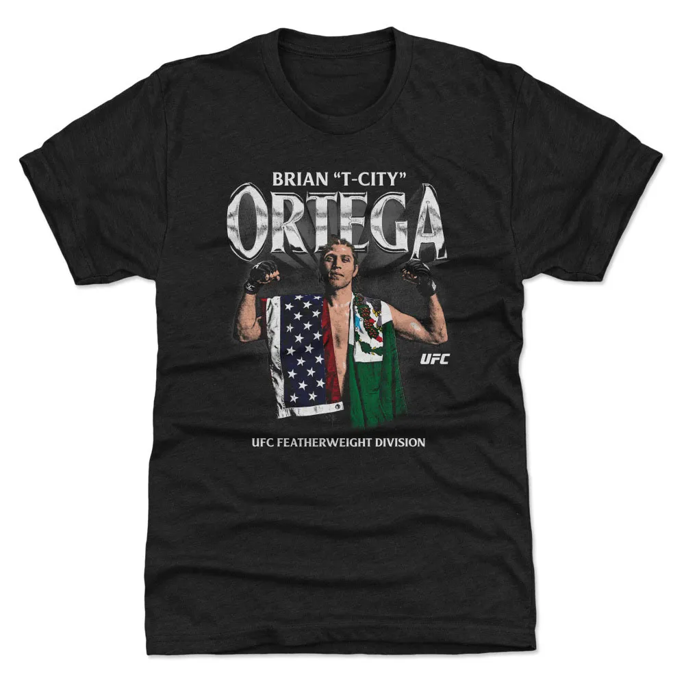 Men's 500 Level Heather Black Brian Ortega Premium Tri-Blend T-Shirt sold by UFC