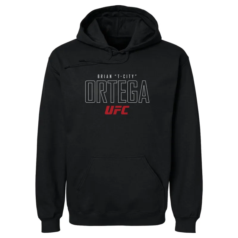 Men's 500 Level Black Brian Ortega Hoodie made by 500 Level