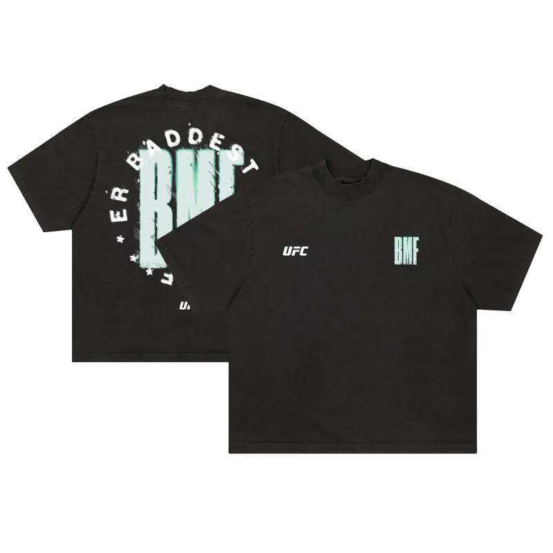 Men's UFC Black BMF Boxy T-Shirt made by UFC