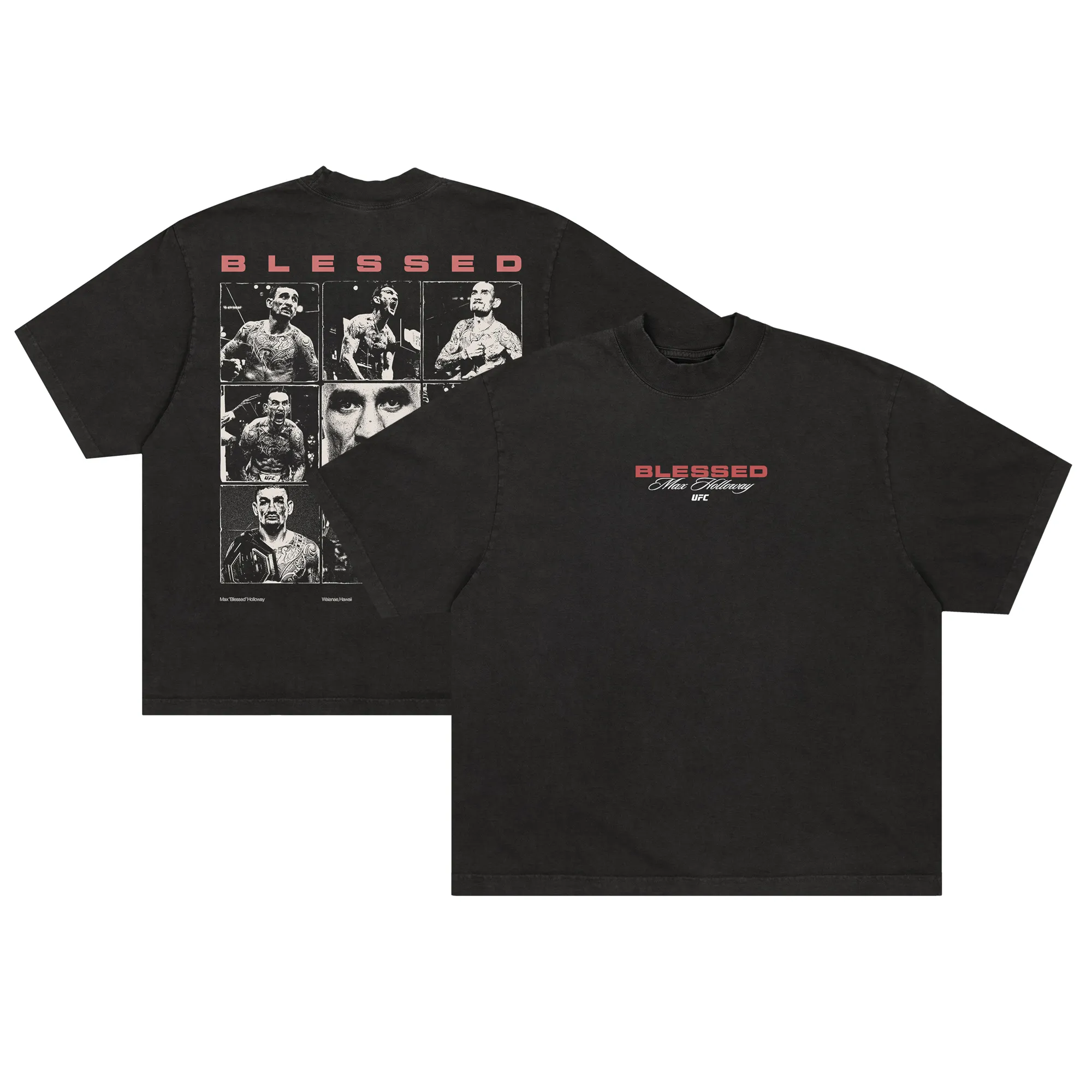 Men's UFC Black Max Holloway Boxy T-Shirt sold by UFC