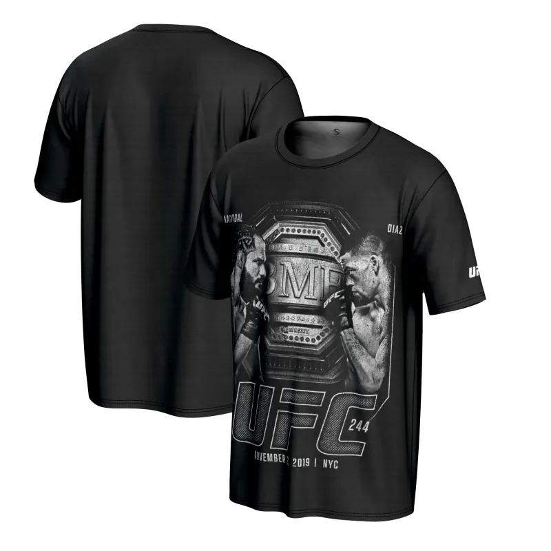 Men's ProSphere Black UFC 244 BMF Title T-Shirt made by UFC