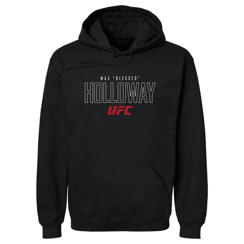 Men's 500 Level  Black Max Holloway Hoodie made by 500 Level