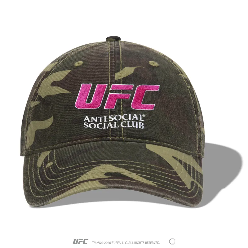 Unisex Anti Social Social Club x UFC Camo UK With Love Adjustable Hat made by Anti Social Social Club