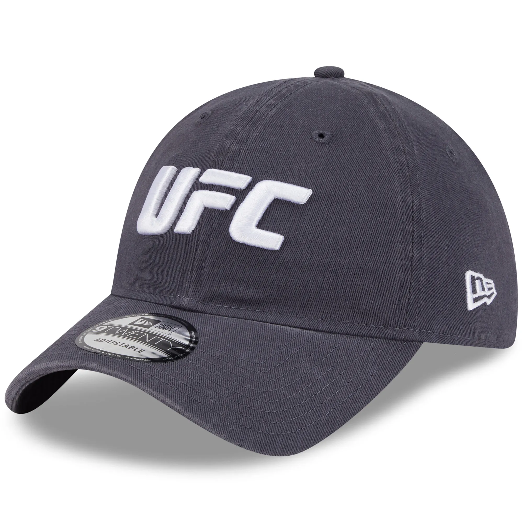 Men's New Era Gray UFC A-Frame 9TWENTY Adjustable Hat sold by UFC