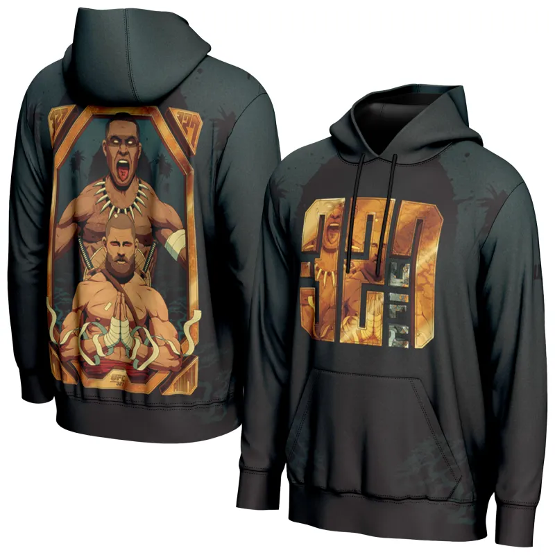 Men's ProSphere Black UFC 327: Prochazka vs. Ulberg Artist Series Hoodie made by UFC