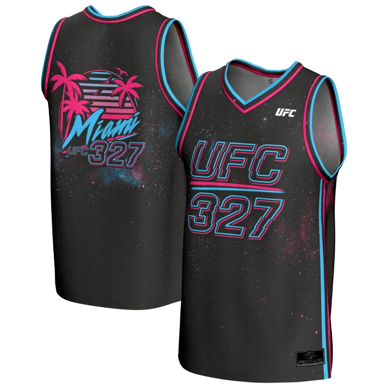 Men's ProSphere Black UFC 327: Prochazka vs. Ulberg Basketball Jersey made by UFC