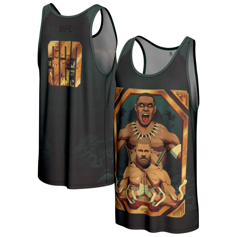 Men's ProSphere Black UFC 327: Prochazka vs. Ulberg Artist Series Tank Top made by UFC