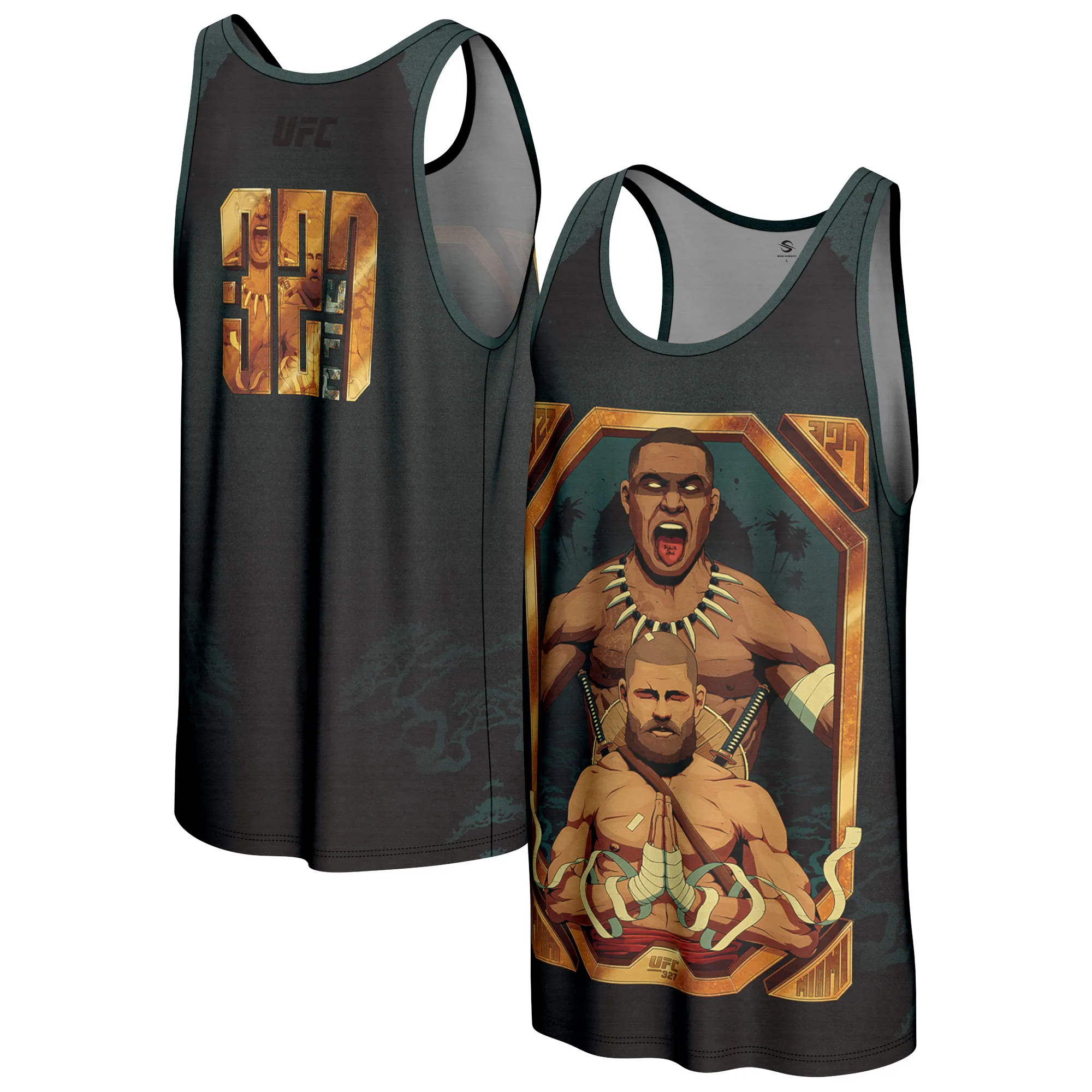 Men's ProSphere Black UFC 327: Prochazka vs. Ulberg Artist Series Tank Top sold by UFC