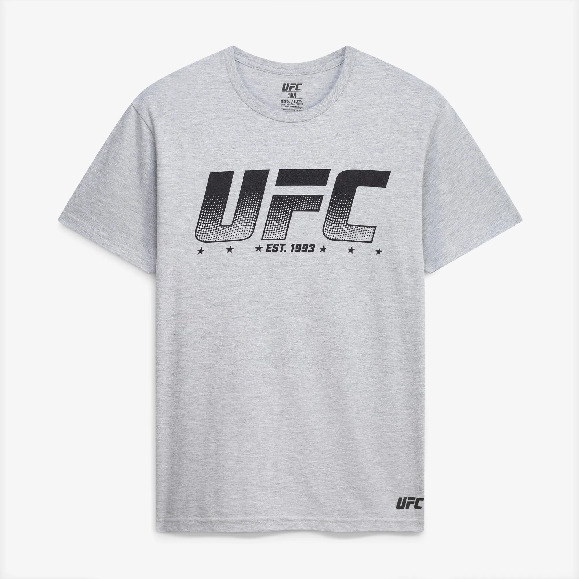 Men's UFC Heather Gray Logo With Dots T-Shirt sold by UFC