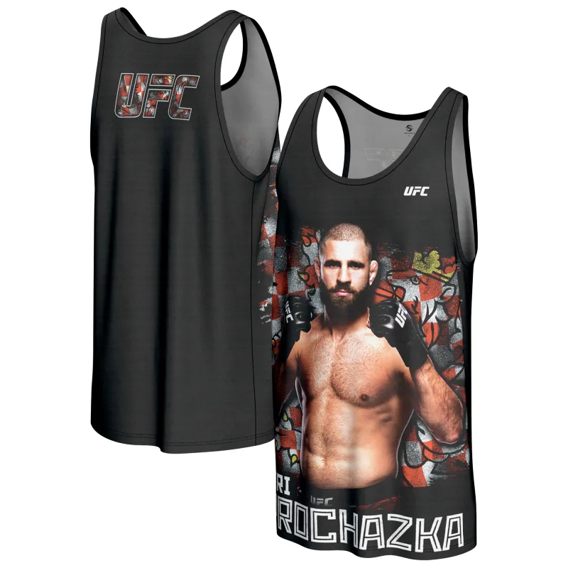 Men's ProSphere Black Jiri Prochazka Fighter Collection Tank Top made by UFC