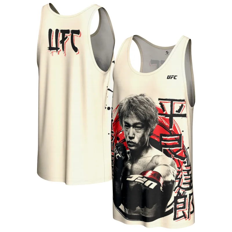 Men's ProSphere White Tatsuro Taira Fighter Collection Tank Top made by UFC