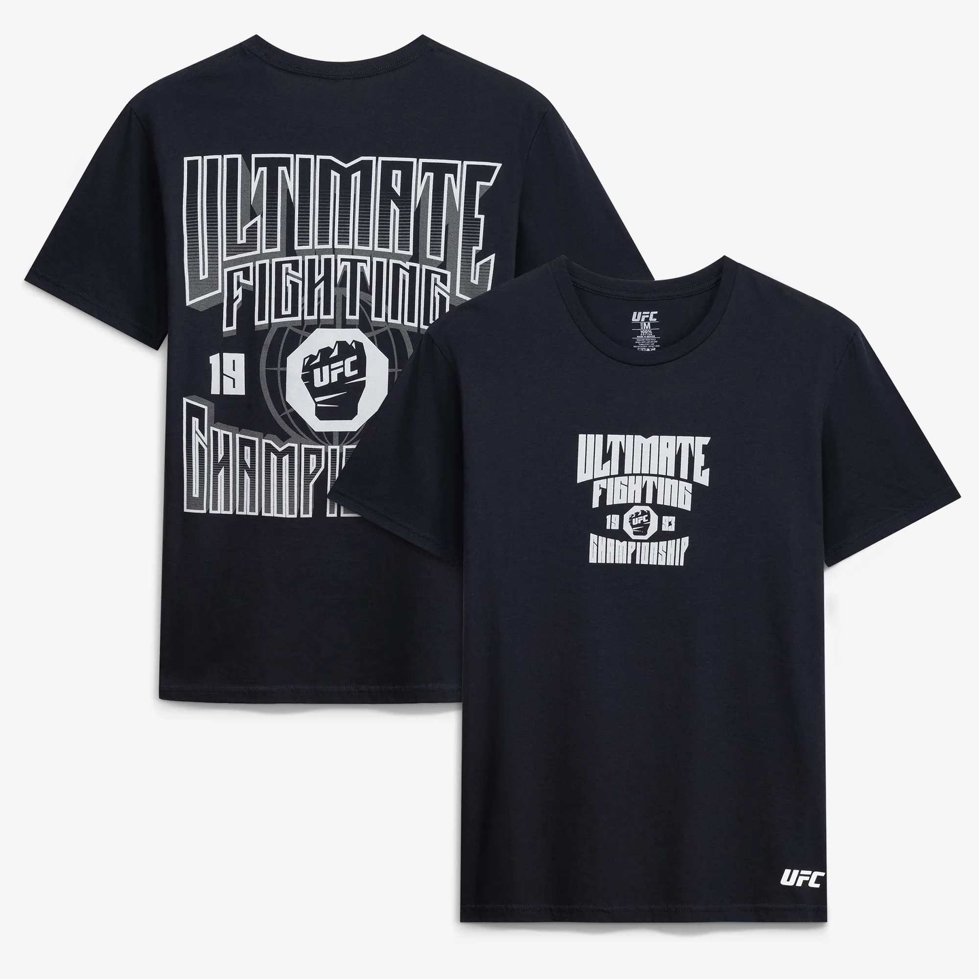 Men's UFC Black Tonal Logos T-Shirt sold by UFC