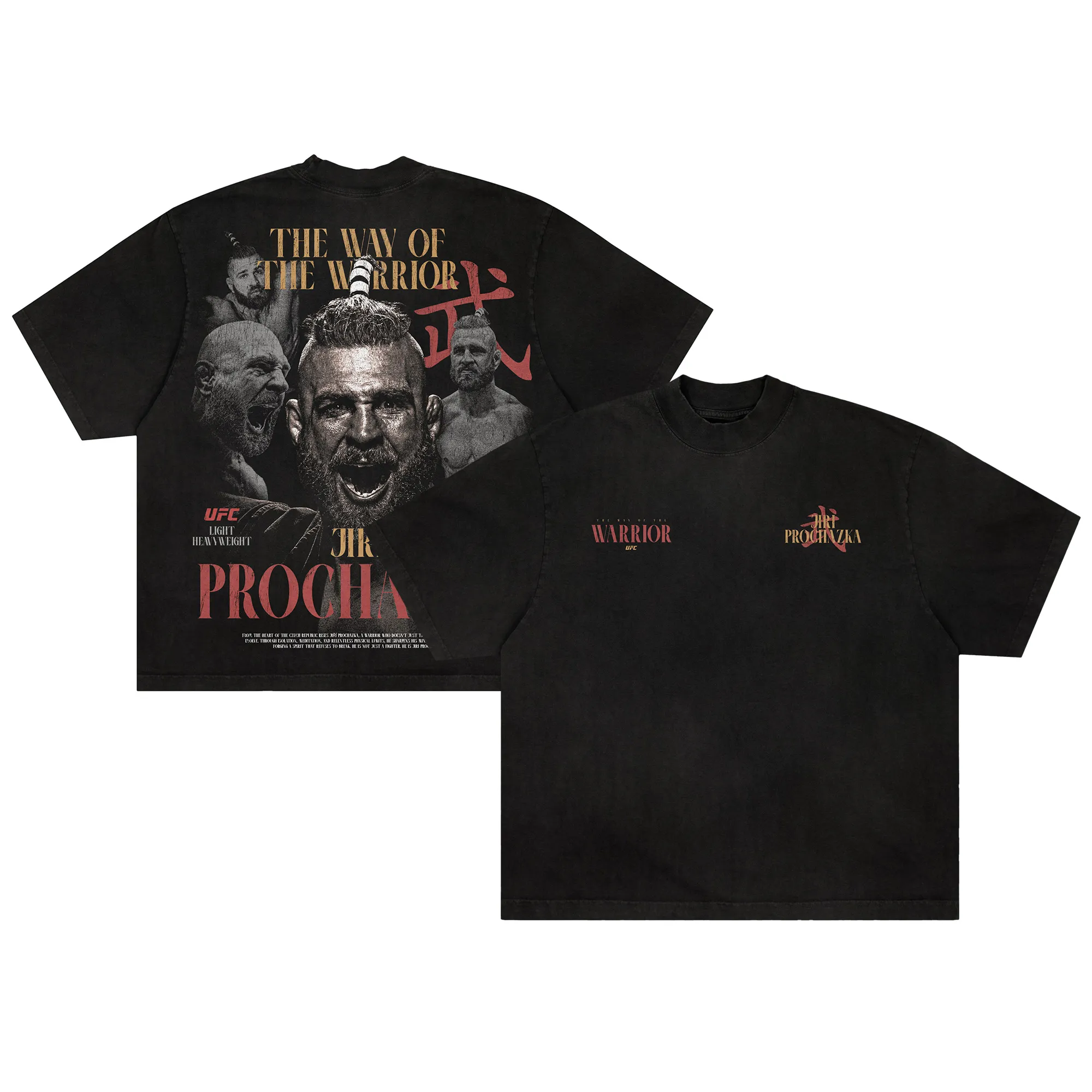 Men's UFC Black Jiri Prochazka Way of the Warrior T-Shirt sold by UFC