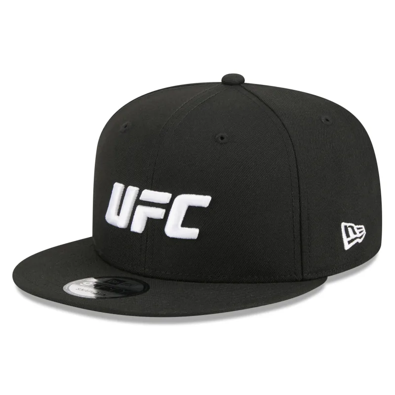 Men's New Era  Black UFC 9FIFTY Snapback Hat made by New Era