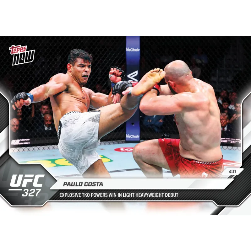 Paulo Costa - 2026 UFC Topps NOW® - Card 13 - LOOK FOR SHORT PRINTS made by UFC
