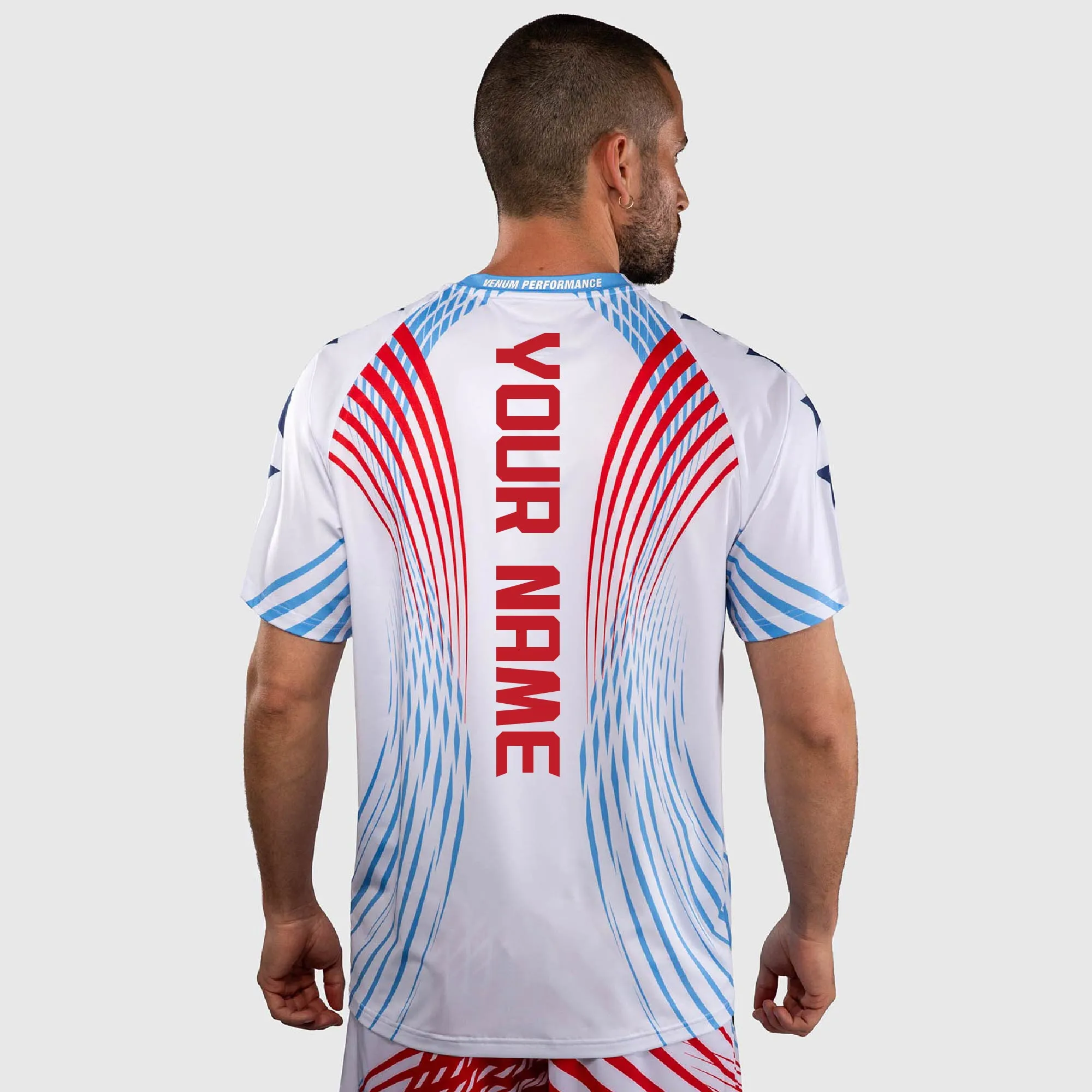Men's UFC Freedom 250 by Venum White Authentic Fight Night Personalized Walkout Jersey sold by UFC