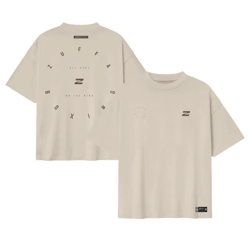 Men's Sand Zuffa Boxing Tonal Puff T-Shirt made by UFC