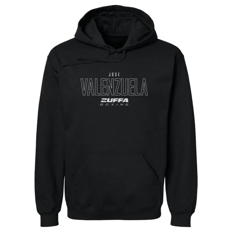 Men's 500 Level  Black Jose Valenzuela Zuffa Boxing Hoodie made by 500 Level